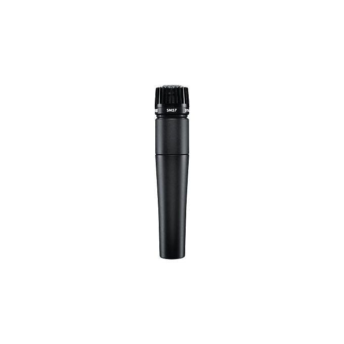 Shure SM57 Microfono dinamico cardioide risposta 40Hz - 15kHz peso 284g materiale metallo sistema antivibrazione colore Nero