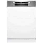 Bosch SMI4EVS08E Serie 4 Lavastoviglie da Incasso con Frontalino 14 coperti Classe B 44 dB EfficientDry Home Connect (81.5x60x57.3 cm) colore Acciaio Spazzolato