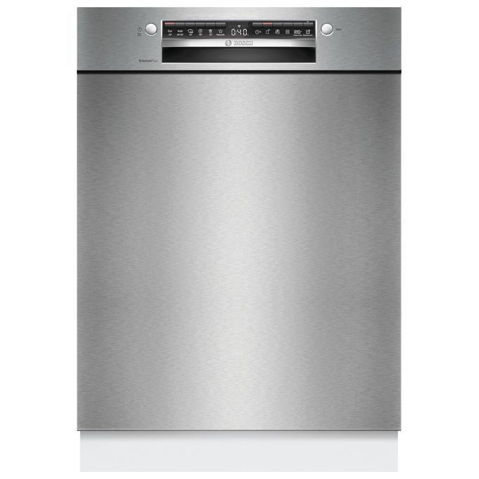 Bosch SMU4EVS08E Serie 4 Lavastoviglie da incasso sottopiano 14 coperti Classe B 44 dB EfficientDry Home Connect (81.5x59.8x57.3 cm) colore Acciaio Spazzolato