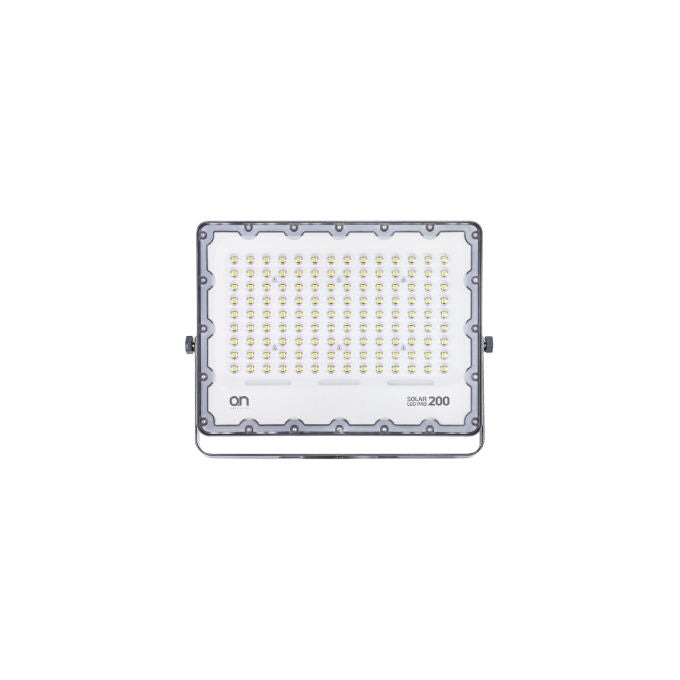 Kon.El.Co. 23.8757.25 Solar LED Pro 200 Faro LED Solare da Esterno 25 W 2400 lm IP65 colore Grigio