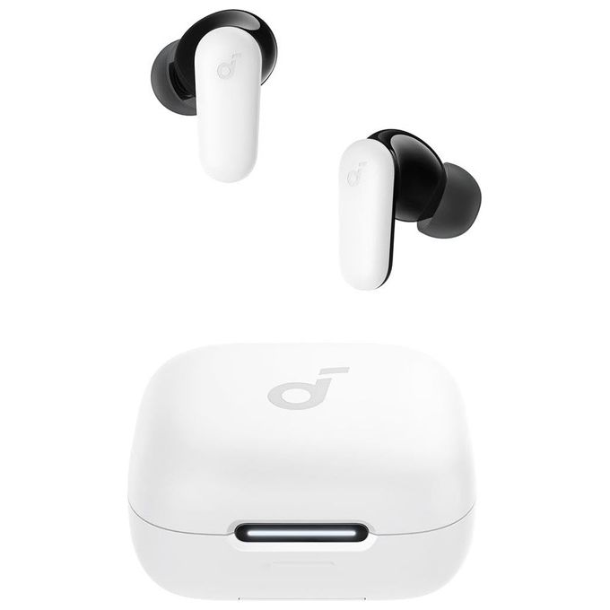Soundcore R50i NC, auricolari true wireless, cancellazione attiva del rumore, Bluetooth 5.3, IPX5, 45 ore, Bianco
