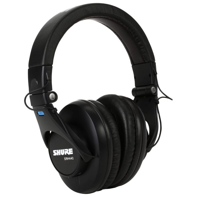 Shure SRH440A Cuffie a Padiglione Professionali da Studio Cablate Over-Ear Chiuse 44 Ω 105 dB colore Nero