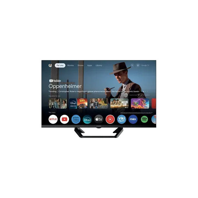 Strong SRT32HG6733C Serie G673C Smart TV 32'' HD Ready Google TV DVB-T2 Wi-Fi Bluetooth HDR10 colore Nero