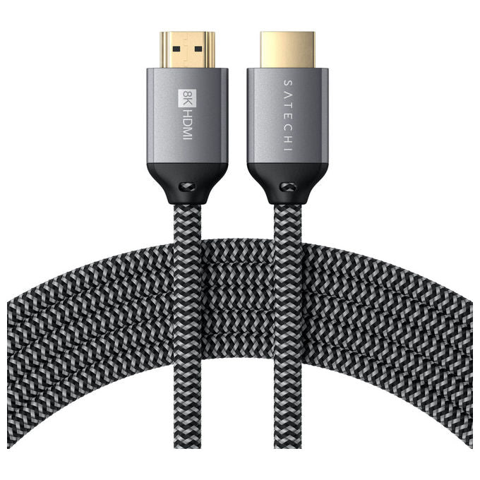Satechi ST-8KHC2MM Cavo HDMI 8K Ultra HD Alta Velocita' HDMI 2.1 2 m colore Grigio