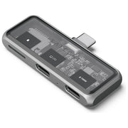 Satechi ST-HXRSDM Replicatore di Porte USB 3.2 Gen 2 Type-C con Power Delivery 100W e Lettore MicroSD colore Grigio