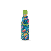 THE STEEL BOTTLE STEELDINO Bottiglia Termica Acciaio Inox 500 ml Isolamento Sottovuoto Chiusura Ermetica colore Dino