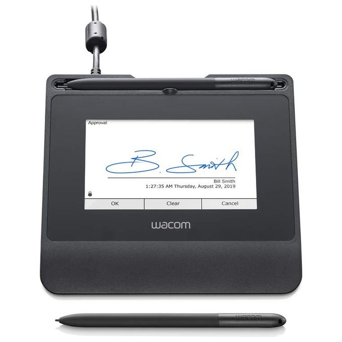 Wacom STU540-CH2 Sign Pad Tavoletta Firma Display 5'' 800x480 px Penna Grafometrica Software Sign Pro PDF colore Nero