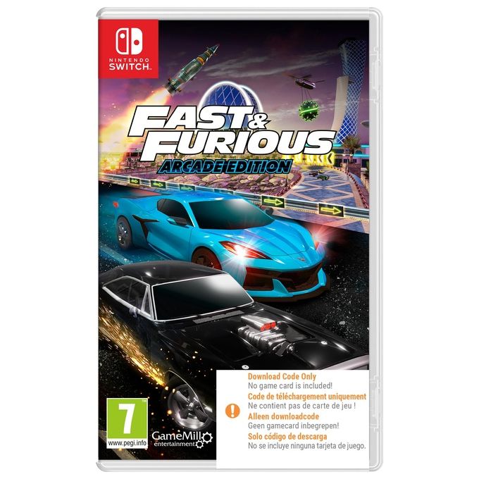 GameMill Entertainment, Fast and Furious Arcade Edition, Nintendo Switch, Standard