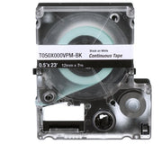 Panduit T038X000VPM-BK Cassetta a Nastro Continuo per Etichettatrice in Vinile Nastro 9,6 mm x 7,6 m colore Nero