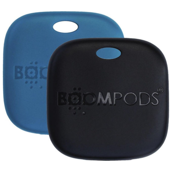 Boompods TARRE2 Cercatore GPS Bluetooth 5.2 USB Type-C IPX7 Ricaricabile 4320 h colore Nero Blu