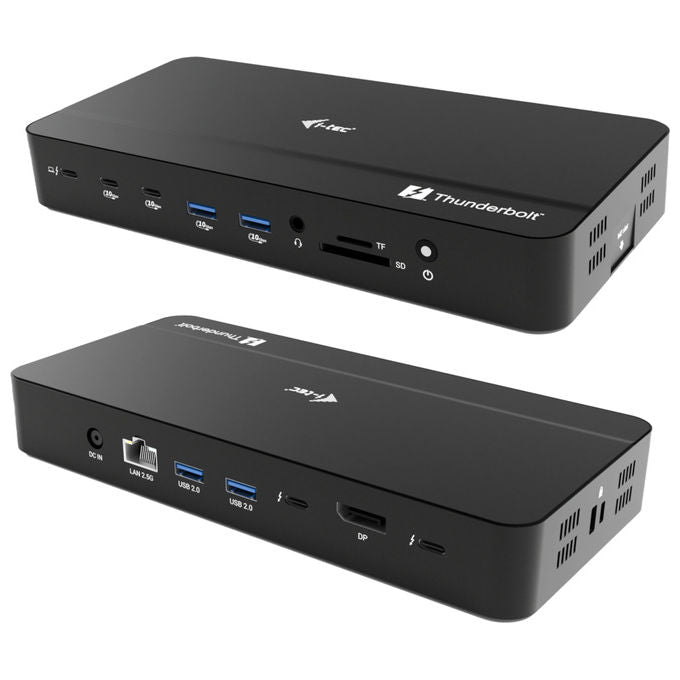 I-tec TB5TRIPLEDOCKM2PDIT Docking Station Thunderbolt 5 Triplo Display 8K M.2 NVMe PCIe Gen4 USB-C Power Delivery 140W 2.5G LAN colore Nero