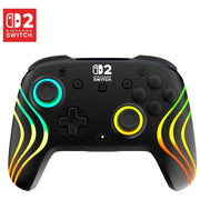 Turtle Beach TBC-8106-05 Afterglow Controller da gaming wireless RGB con licenza ufficiale per Nintendo Switch 2 colore Nero