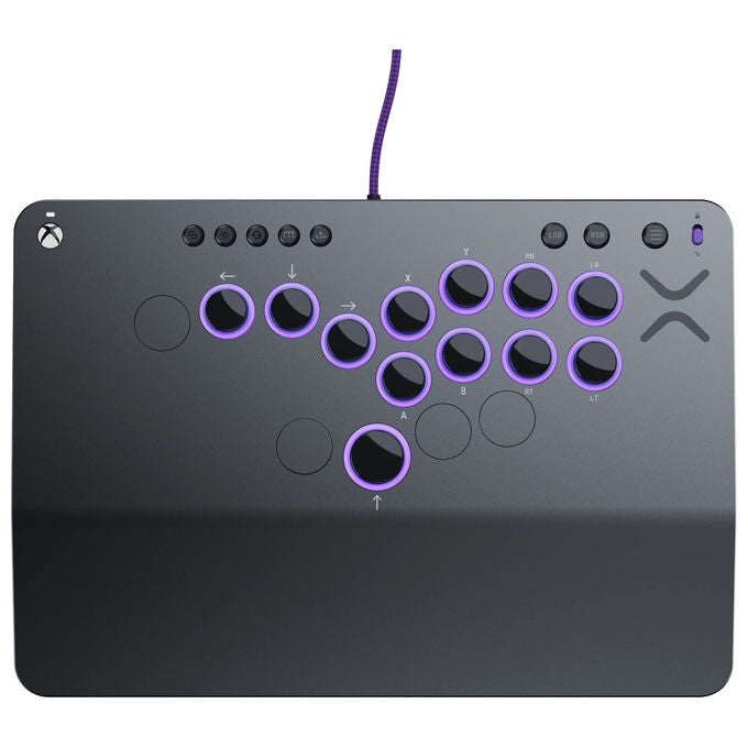 Turtle Beach TBF-2001-05 Victrix Pro KO Fight Stick 16 pulsanti programmabili Cherry MX Speed Silver compatibile Xbox Series X e PC colore Nero