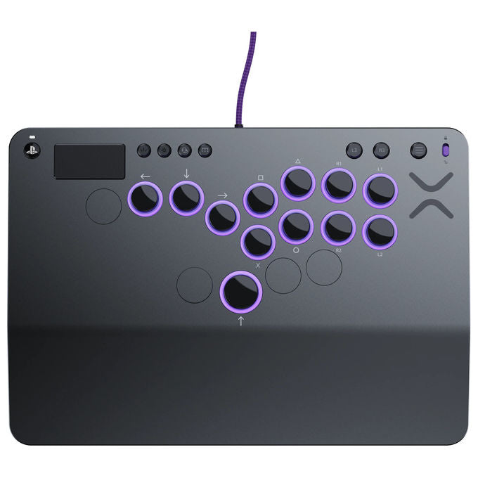 Turtle Beach TBF-3001-05 Victrix Pro KO Fight Stick 16 tasti mobili e assegnabili switch Cherry MX Speed Silver RGB personalizzabile compatibile PS5 PS4 PC colore Nero