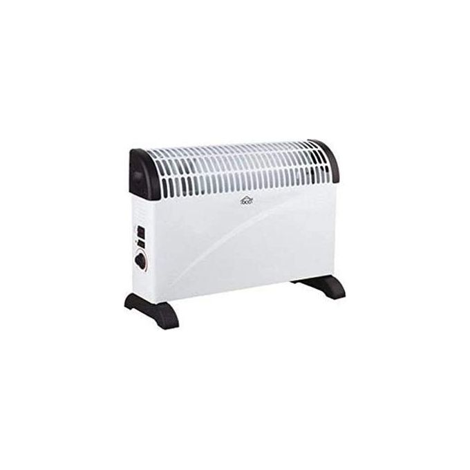 DCG TC10T Termoconvettore da terra Turbo 2000W 3 livelli di potenza Termostato regolabile colore Bianco
