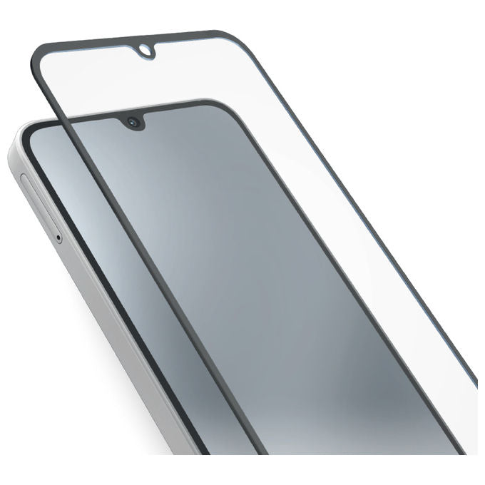 SBS TESCRFCSAA27 Glass Screen Protector Full Cover Protettore Schermo in Vetro Temperato per Samsung A27 con Bordo in Silicone Angoli Arrotondati Resistente a Graffi Impatti e Polvere colore Nero