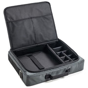 BandW Cases TEX.210.RPD Custodia per Attrezzi in Poliestere Idrorepellente con Scomparti Flessibili e Tracolla Regolabile colore Grigio