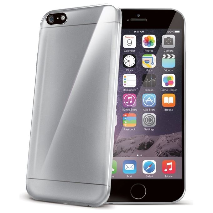 Celly THINIPH6P Ultrathin Cover per Apple iPhone 6 Plus in Silicone colore Trasparente