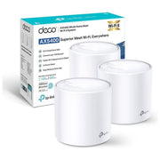 TP-Link DECO X60(3-PACK) V3.20 Sistema Mesh Wi-Fi 6 Dual-band 3 Unita' Velocita' fino a 2402 Mbps su 5 GHz 574 Mbps su 2.4 GHz colore Bianco