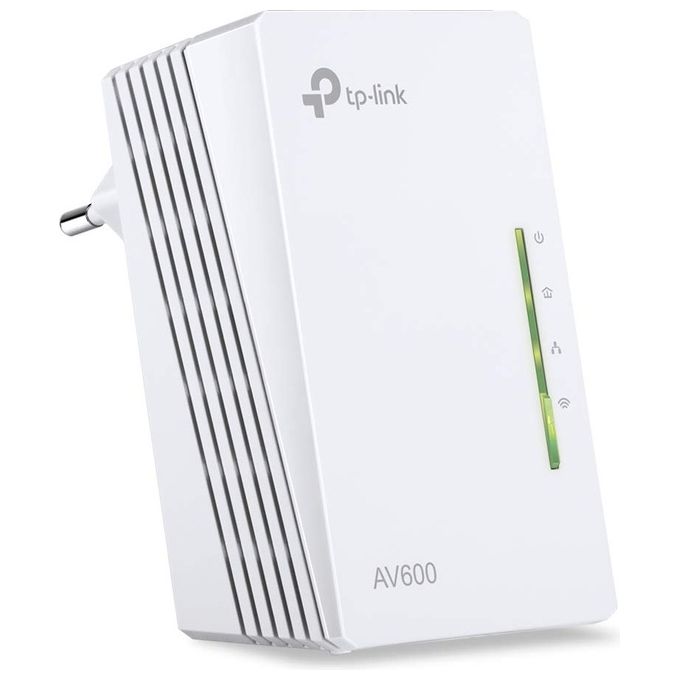 TP-Link TL-WPA4220 Powerline Extender WiFi AV600 Mbps Wireless N 300 Mbps HomePlug AV2 2 Porte Ethernet Plug and Play