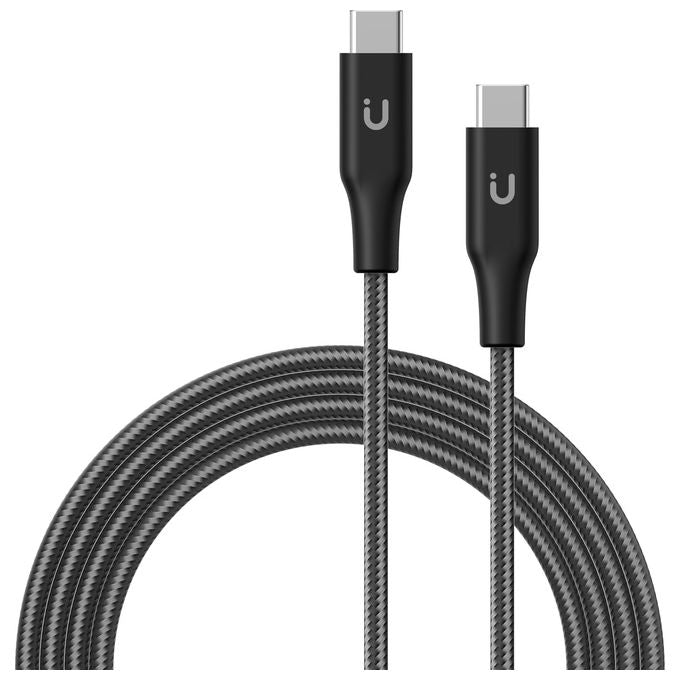 Tunit TTCC1BK Cavo USB-C USB-C USB4 40 Gbit-s 240W 2m colore Nero Titanio