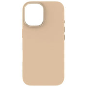 Tunit Clear Cover per iPhone 16 Soft Touch in Silicone con MagSafe Beige