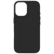 Tunit Clear Cover per iPhone 16 Soft Touch in Silicone con MagSafe Nera