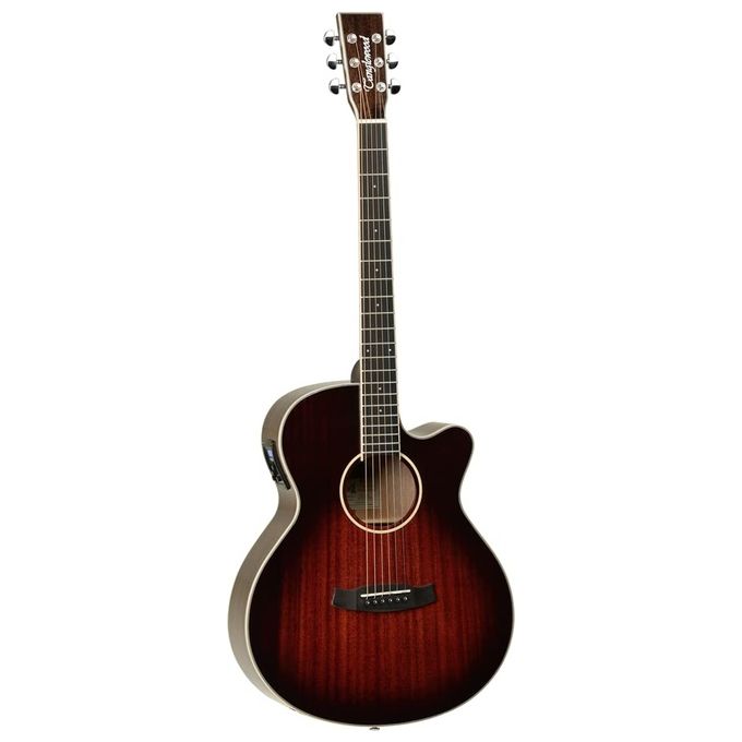 Tanglewood TW4EAVB Winterleaf Chitarra Acustica Elettrificata Super Folk Cutaway Mogano Massello colore Autumn Vintage Burst