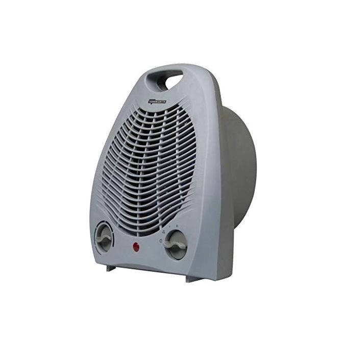 Termozeta TZR15GB Caldobagno Termoventilatore 2 Potenze 1000W 2000W Termostato Regolabile Protezione Termica colore Grigio