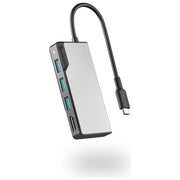 Alogic UCFUHDV2-SGR Fusion CORE 5-in-1 Hub V2 1x HDMI 4K@60Hz 3x USB-A 3.1 Gen 1 1x USB-C 3.1 Gen 1 Alimentazione fino a 100 W colore Grigio