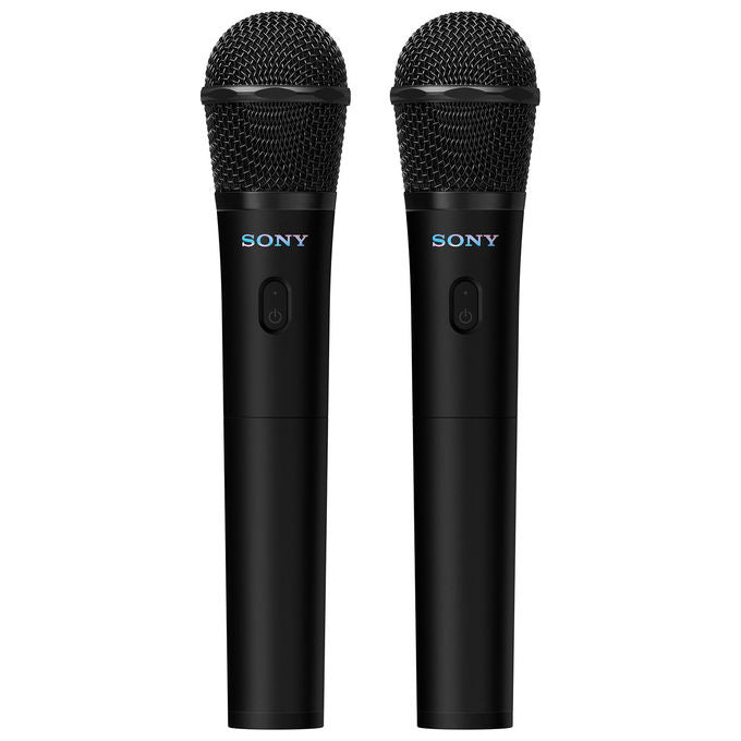 Sony UOULTMIC1 Microfono per karaoke Wireless con Connessione RF e USB Tipo-C 20 h di Autonomia Batteria colore Nero