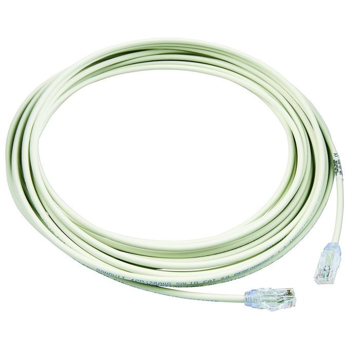 Panduit UTP28X10M Cavo di Rete Cat6a 10 m U-UTP RJ-45 Placcatura Oro AWG 28 LSZH colore Bianco