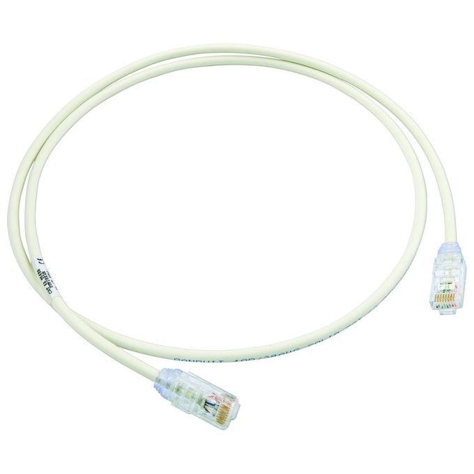 Panduit, Cavo di Rete, 15 m, Cat6a U-UTP, Bianco, RJ-45