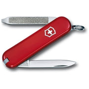 Victorinox 0.6123 Escort Coltellino Multiuso Svizzero 6 Funzioni Lama Lima Cacciavite 2.5 mm Portachiavi colore Rosso
