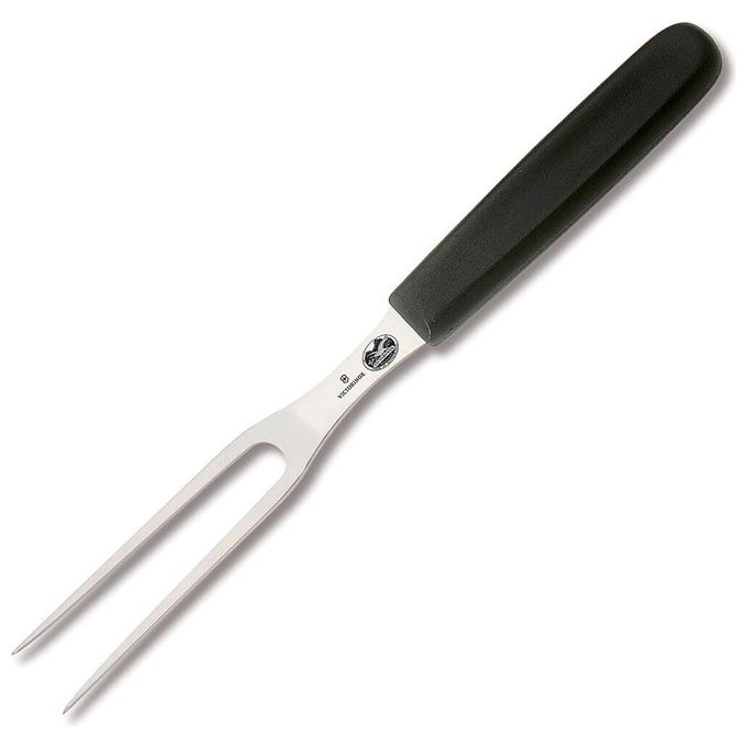 Victorinox 5.2103.15 Swiss Classic Forchettone da Carne in Acciaio Inox 15 cm Lavabile in Lavastoviglie colore Nero