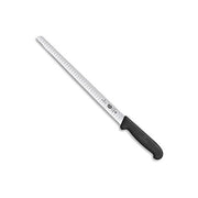 Victorinox 5.4623.30 Fibrox Coltello da Salmone Lama Flessibile Scanalata 30cm Acciaio Inox colore Nero