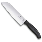 Victorinox 6.8503.17B Swiss Classic Coltello Santoku Lama 17 cm Acciaio Inox colore Nero