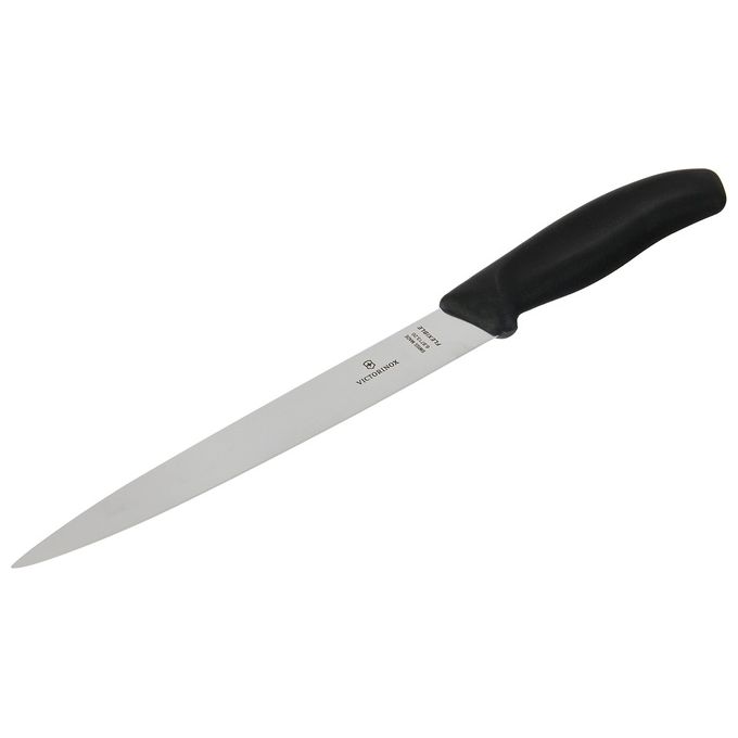 Victorinox 6.8713.20B Swiss Classic Coltello per Sfilettare Lama Flessibile 20 cm in Acciaio Inox colore Nero