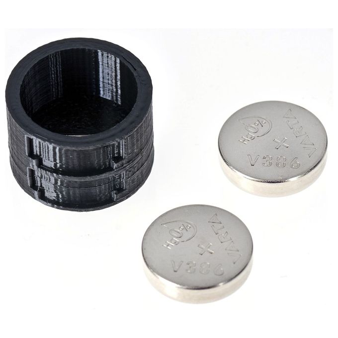 Gossen V207A Set Adattatore Batteria Lunasix 3 Lunasix 3S Luna-Pro conversione SR43 colore Nero