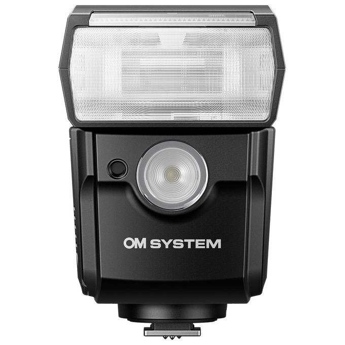 OM SYSTEM V335580BW000 FL-700WR Flash Numero Guida 42 Wireless Resistente a Polvere e Spruzzi d'acqua LED Video colore Nero