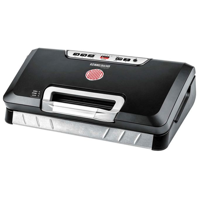 Rommelsbacher VAC 485 Macchina per Sottovuoto 140 W 15 l-min Sigillatura Automatica Vano Rotolo colore Nero Argento
