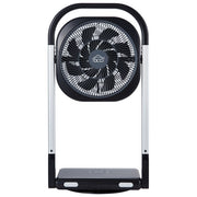 DCG VE1605TT Ventilatore Telescopico Pieghevole 16 Pale 8 Velocita' Timer 8 Ore Telecomando Angolazione 180° Oscillazione Regolabile colore Nero