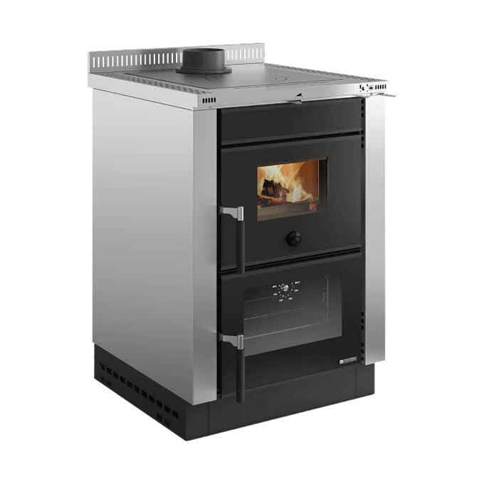 Nordica VICENZA EVO Cucina a Legna 6 kW Inox