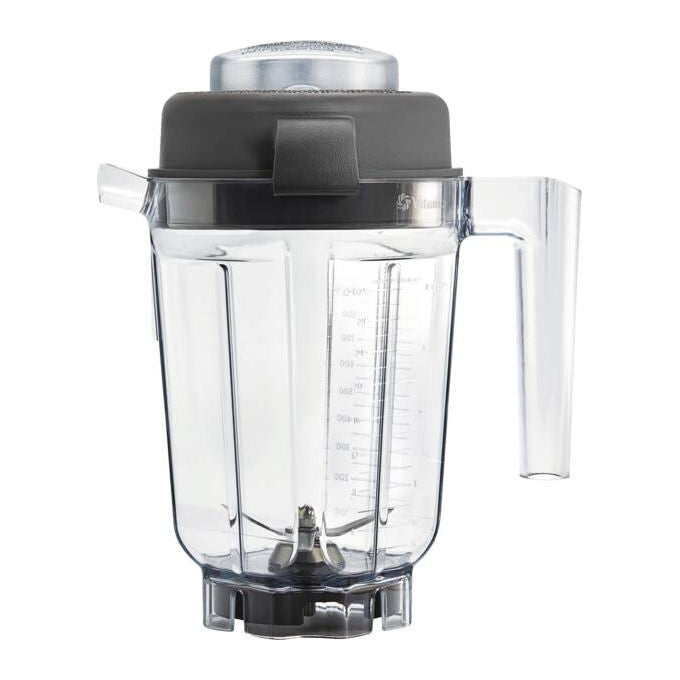 Vitamix VTX WET 90 Contenitore Umido per Frullatore 0,9 L in Plastica Eastman Tritan con Lame in Acciaio Inossidabile colore Nero e Trasparente