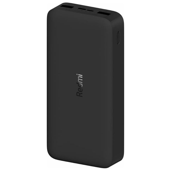Xiaomi VXN4304GL Redmi Power Bank 20000 mAh 18W Fast Charge 2 Porte USB-A Ingresso Micro-USB USB-C colore Nero