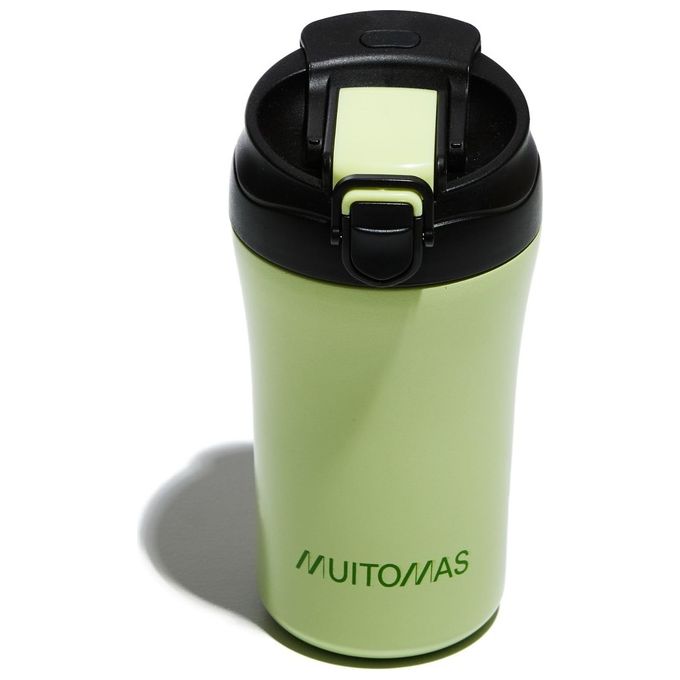 Muitomas Tazza Termica con Coperchio 350ml Verde