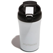 Muitomas Tazza Termica con Coperchio 350ml Bianco