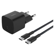 Belkin WCA012KQ1MBK-B6 BoostCharge Caricatore da Muro USB-C 25 W con Cavo C-C 1 m colore Nero