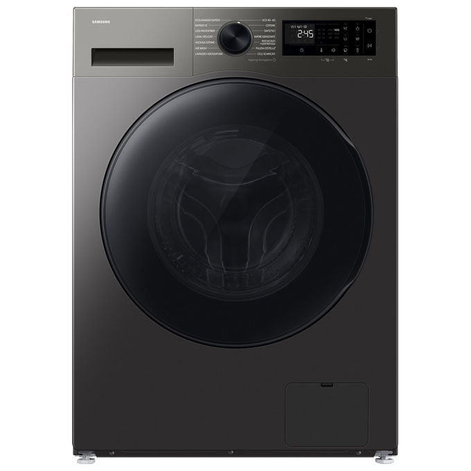 Samsung WD90HG5U34BXET Crystal Clean Lavasciuga Caricamento frontale 9-6 Kg 1400 rpm Classe A D Vapore Igienizzante Air Wash EcoBubble (60x59x85 cm) colore Nero Acciaio inox