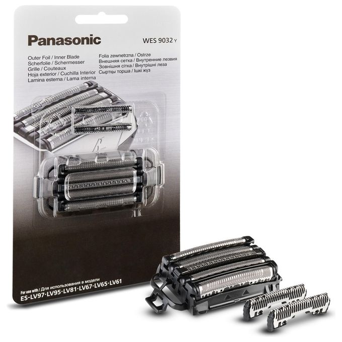 Panasonic WES9032Y1361 Kit Lamina di Ricambio per Rasoio Elettrico 5 Lame Acciaio Inox Giapponese ES-LV97 ES-LV95 ES-LV81 ES-LV69 ES-LV67 ES-LV65 ES-LV61